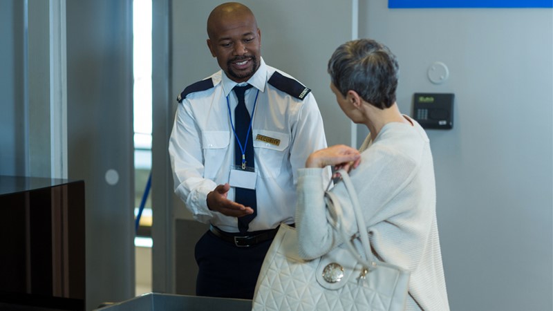 Career guidance for a position Security screener